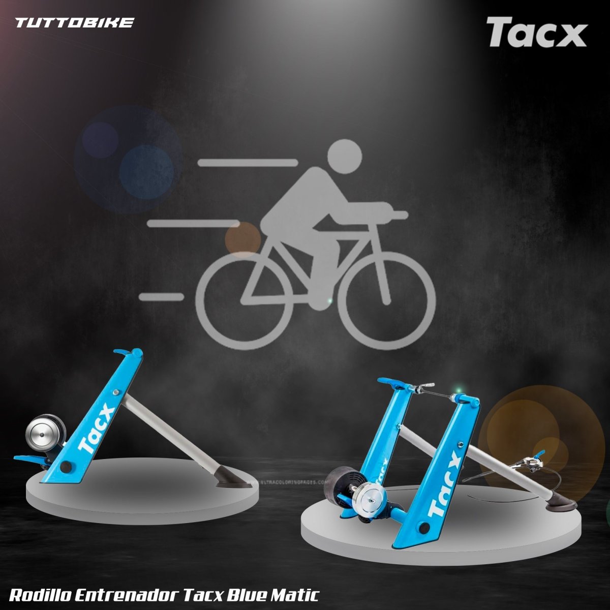 Rodillo para shops bicicleta tacx blue matic