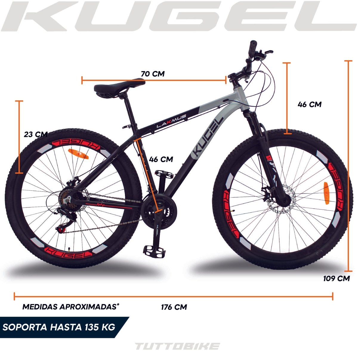 Bicicleta kugel fashion horus 29